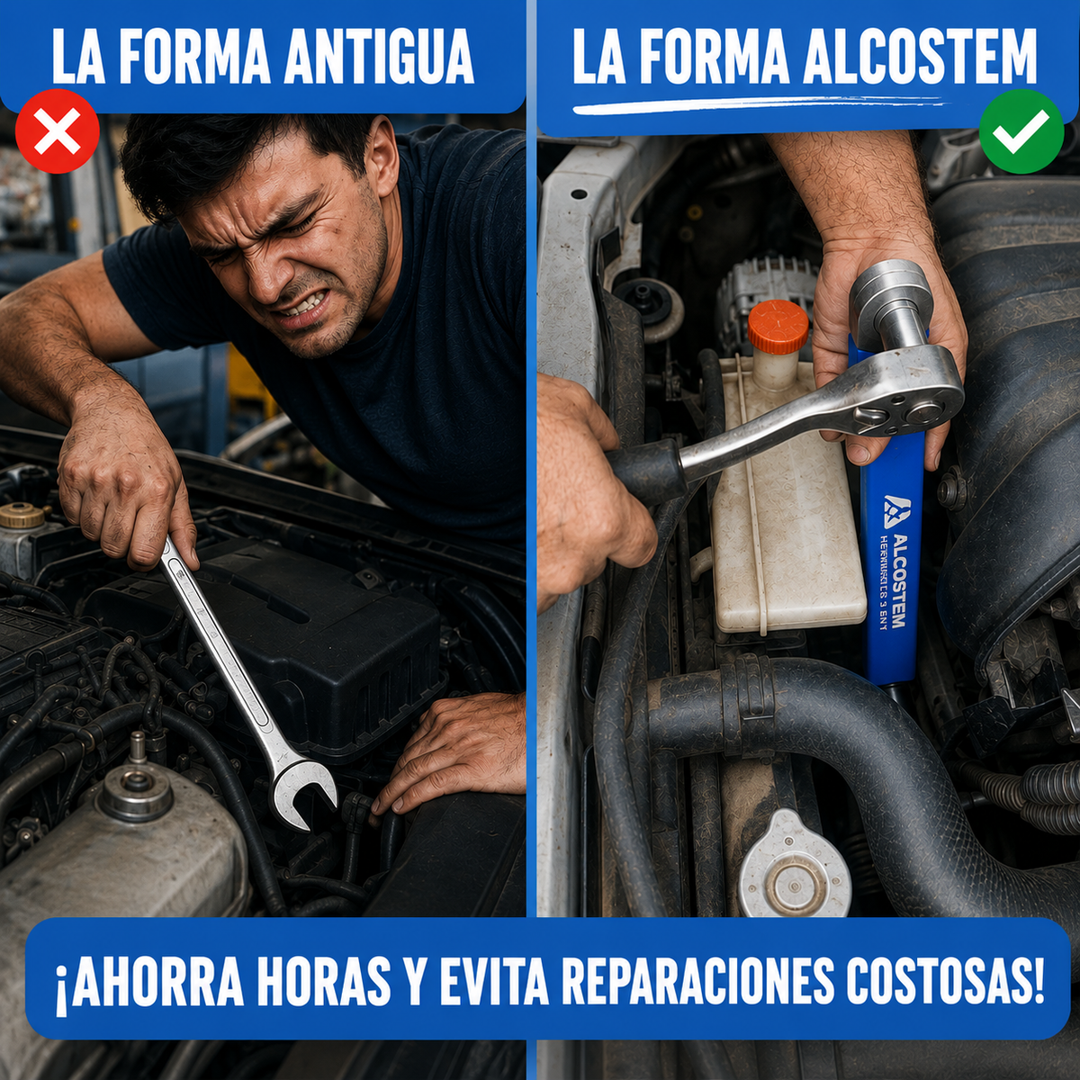 Extensión para dados de acceso lateral Alcostem