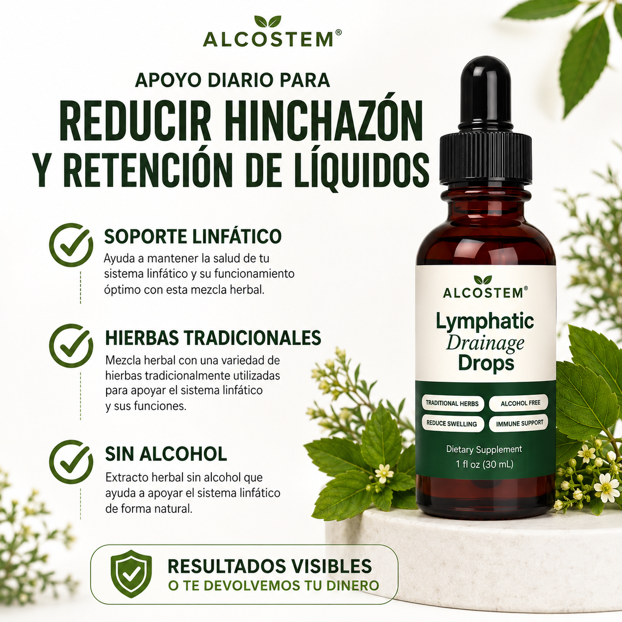 Alcostem® Gotas Linfáticas
