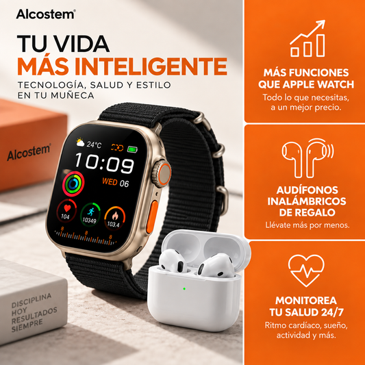 Reloj Inteligente T800 Alcostem