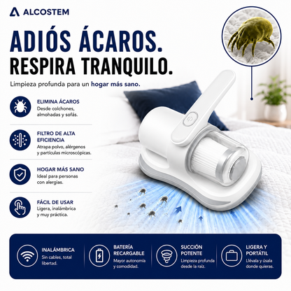 Aspiradora Antiácaros Alcostem®